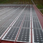 Dach mit integriertem Photovoltaiksystem
