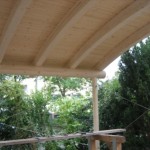 Carport mit BSH Rundstützen