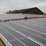 Dach mit integriertem Photovoltaiksystem