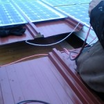 Dach mit integriertem Photovoltaiksystem